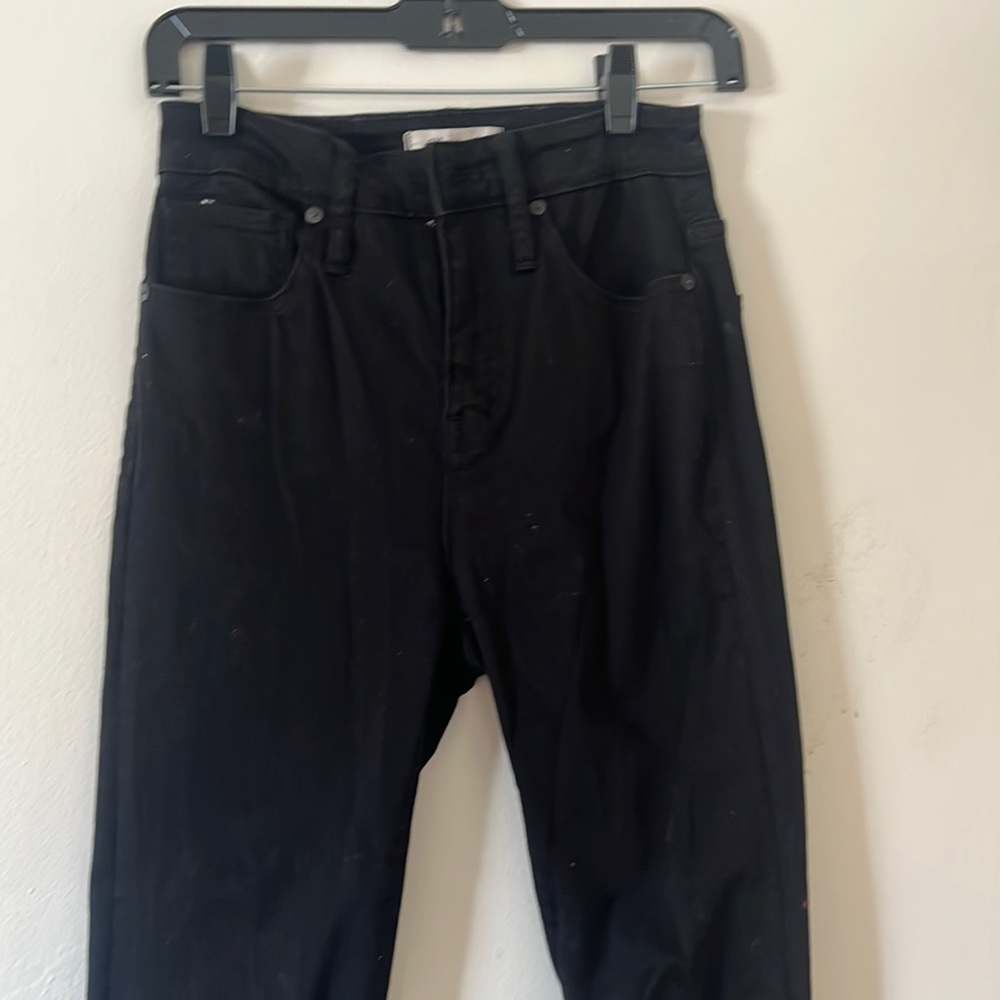 Black skinny jeans from madewell